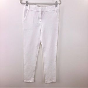 White Pants - Skinny Stretch- Large